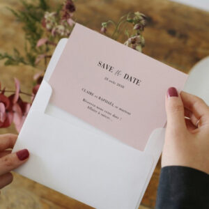 Save the date mariage